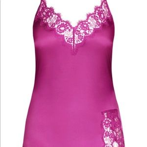 Stella Satin Chemise - Aster (City Chic)